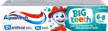 Aquafresh Big Teeth Zahnpasta mit Fluorid 6-8 Jahre 