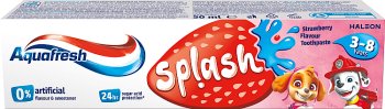 Aquafresh Splash, Zahnpasta mit Fluorid für Kinder von 3-8 Jahren 