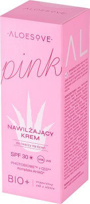 Aloesowe Pink Krem nawilżający  do twarzy na dzień SPF30