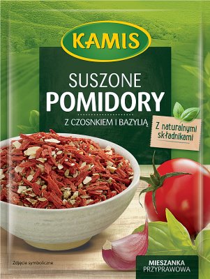 Kamis Tomaten mit Knoblauch würzen 