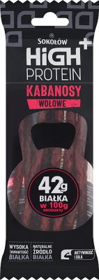 Sokołów High Protein kabanosy wołowe