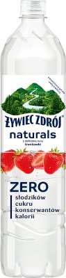 Żywiec Zdrój Naturals Kohlensäurefreies Getränk mit einer zarten Erdbeernote 