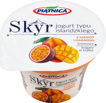 Piątnica Skyr Icelandic style yogurt with mango and passion fruit  