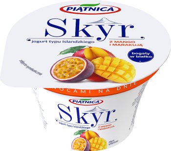 Piątnica Skyr Йогурт в исландском стиле с манго и маракуйей.  
