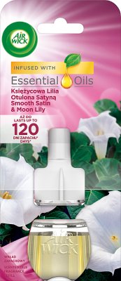 Air Wick Essential Oils Wkład do elektrycznego odświeżacza księżycowa lilia otulona satyną
