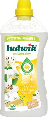 Ludwik Universal Liquid Marseille soap with a hint of white flowers  