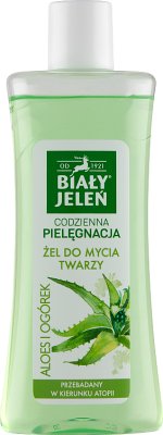 Biały Jeleń Гель для умывания лица, алоэ и огурец 