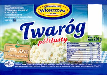 Włoszczowa Semi-fat cottage cheese  