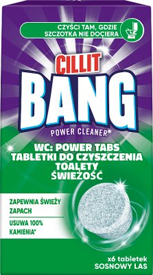 Cillit Bang Toilet Cleaning Tablets Freshness Pine Forest  