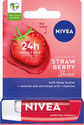 Nivea Strawberry Shine Nourishing Strawberry Lipstick 