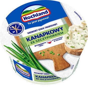 Hochland Cremiges Hüttenkäse-Sandwich mit Schnittlauch 