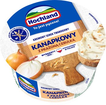 Hochland Cremiges Hüttenkäse-Sandwich mit Röstzwiebeln 