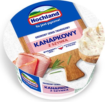 Hochland Сливочный сэндвич с творогом и ветчиной 