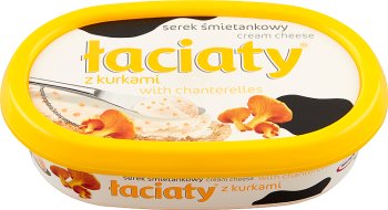 Laciaty-Frischkäse mit Pfifferlingen  