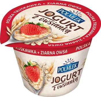 Polmlek Yogur con avena, fresa polaca + avena en grano 