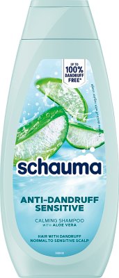 Schauma Champú Calmante Sensible Anticaspa con aloe 