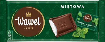 Wawel Chocolate with mint filling  