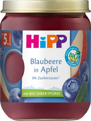 HiPP BIO Apples with blueberries for babies 