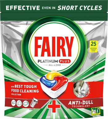 Таблетки для посудомоечной машины Fairy Platinum Plus Lemon All In One