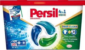 Persil Discs Universal Concentrated laundry detergent in capsules