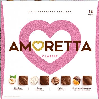 Mieszko Amoretta Classic Pralines in milk chocolate 