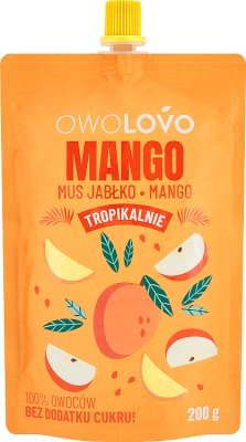 Owolovo Mango Apfel-Mango-Mousse