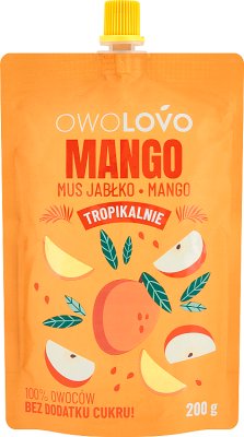 Owolovo Mango Apple-mango mousse 