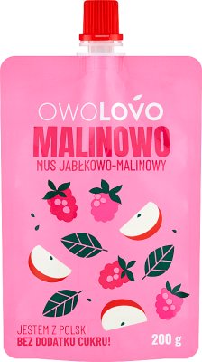 Owolovo Malinowo Apfel-Himbeer-Mousse