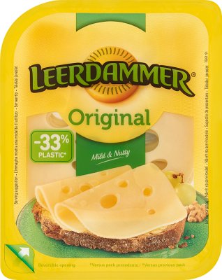 Leerdammer Semi-hard, matured, full-fat cheese, portioned 