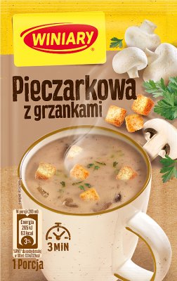 Winiary Mushroom soup with croutons 