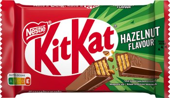 KitKat Paluszki waflowe pokryte mleczną czekoladą smak orzechów laskowych