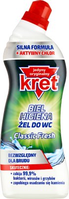 Kret Biel Higiena Classic Fresh Żel do WC