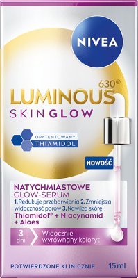 Nivea Luminous630 Skin Glow Natychmiastowe Glow-Serum