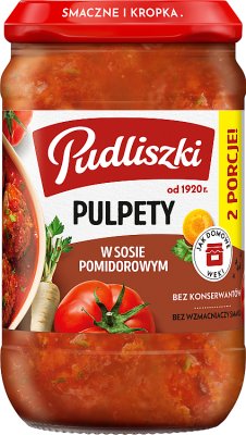 Pudliszki Pulpety w sosie pomidorowym