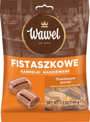 Wawel Fistaszkowe karmelki  nadziewane
