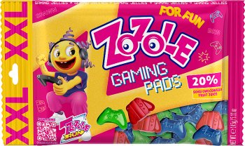 Zozole XXL Gaming Pads Mix żelków  o smaku malinowym jabłkowym i wiśniowym